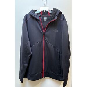The North Face Mountain Athletics full  zip blue hooded jacket size XL #6-1519